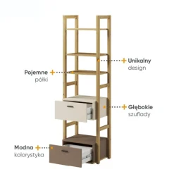 Regał młodzieżowy z szufladami Lenart Lenny LY-03