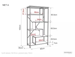 Regał Net A