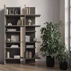 Regał otwarty z oświetleniem LED Lenart Fitt FL-01L