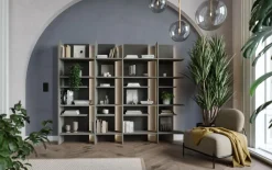 Regał otwarty z oświetleniem LED Lenart Fitt FL-01L