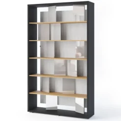 Regał otwarty z oświetleniem LED Lenart Fitt FP-01P