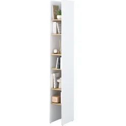 REGAŁ Z PÓŁKAMI BC-24 DO PÓŁKOTAPCZANU DĄB ARTISAN / BIAŁY 27x218 BED CONCEPT Lenart