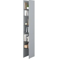 REGAŁ Z PÓŁKAMI BC-24 DO PÓŁKOTAPCZANU GRAFITOWY / SZARY 27x218 BED CONCEPT Lenart
