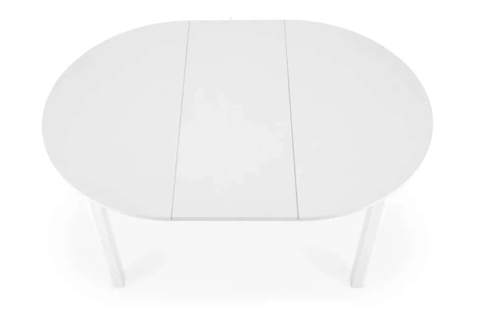 RINGO stół kolor blat - biały, nogi - biały (102-142x102x76 cm) (2p=1szt)1 sztuka