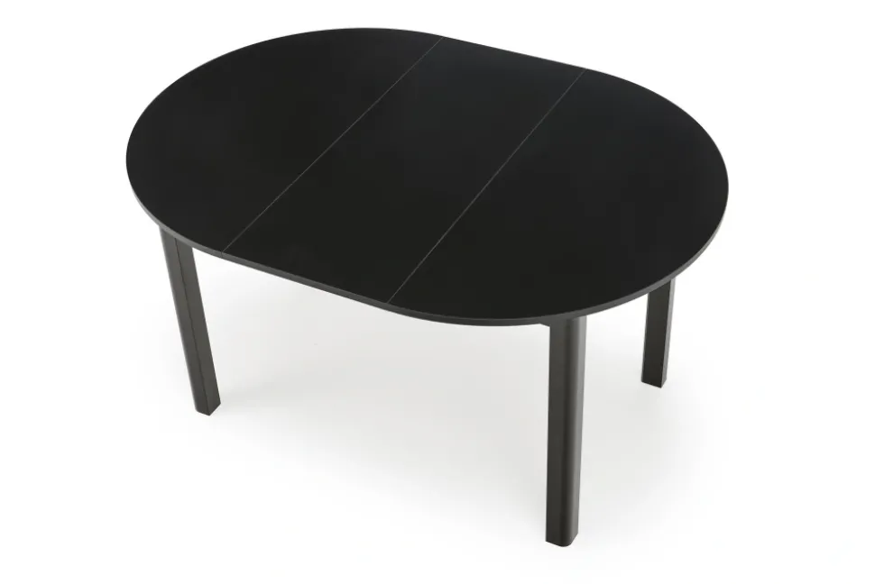 RINGO stół kolor blat czarny, nogi - czarny (102-142x102x76 cm) (2p=1szt)1 sztuka