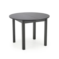 RINGO stół kolor blat czarny, nogi - czarny (102-142x102x76 cm) (2p=1szt)1 sztuka