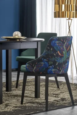 RINGO stół kolor blat czarny, nogi - czarny (102-142x102x76 cm) (2p=1szt)1 sztuka