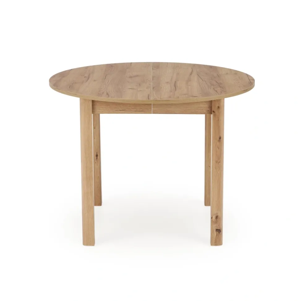 RINGO stół kolor blat dąb craft, nogi - dąb craft (102-142x102x76 cm) (2p=1szt)1 sztuka