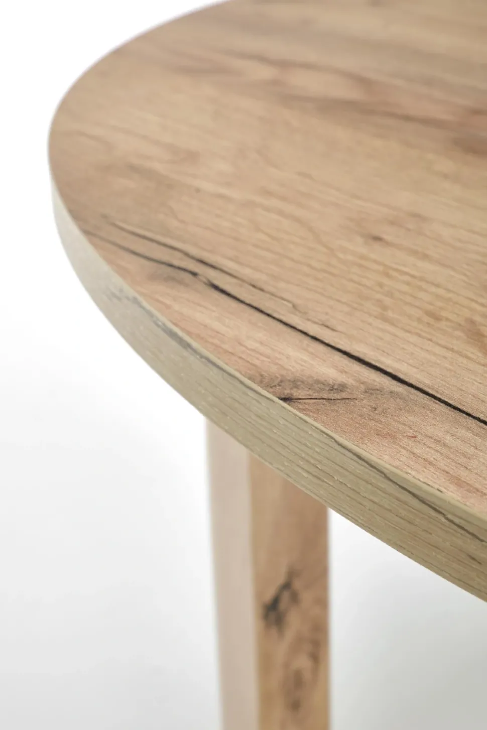 RINGO stół kolor blat dąb craft, nogi - dąb craft (102-142x102x76 cm) (2p=1szt)1 sztuka