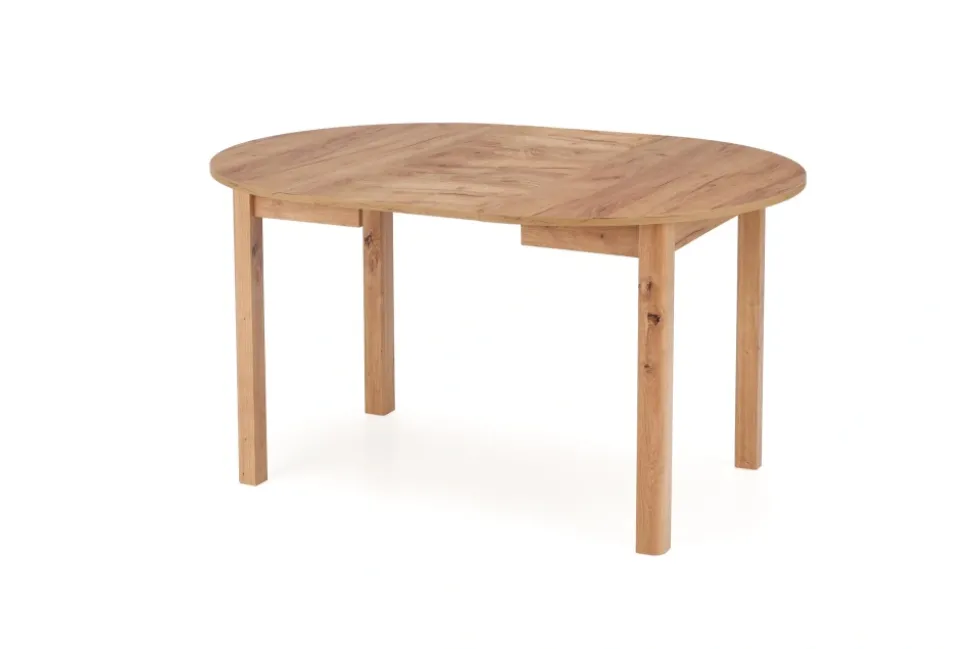 RINGO stół kolor blat dąb craft, nogi - dąb craft (102-142x102x76 cm) (2p=1szt)1 sztuka