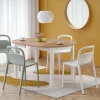 RINGO stół kolor blat dąb craft, nogi - biały (102-142x102x76 cm) (2p=1szt)1 sztuka