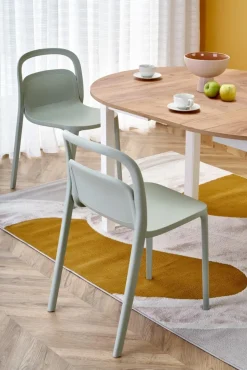 RINGO stół kolor blat dąb craft, nogi - biały (102-142x102x76 cm) (2p=1szt)1 sztuka
