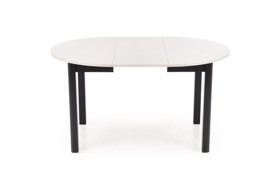 RINGO stół kolor blat kaszmir, nogi - czarny (102-142x102x76 cm) (2p=1szt)1 sztuka
