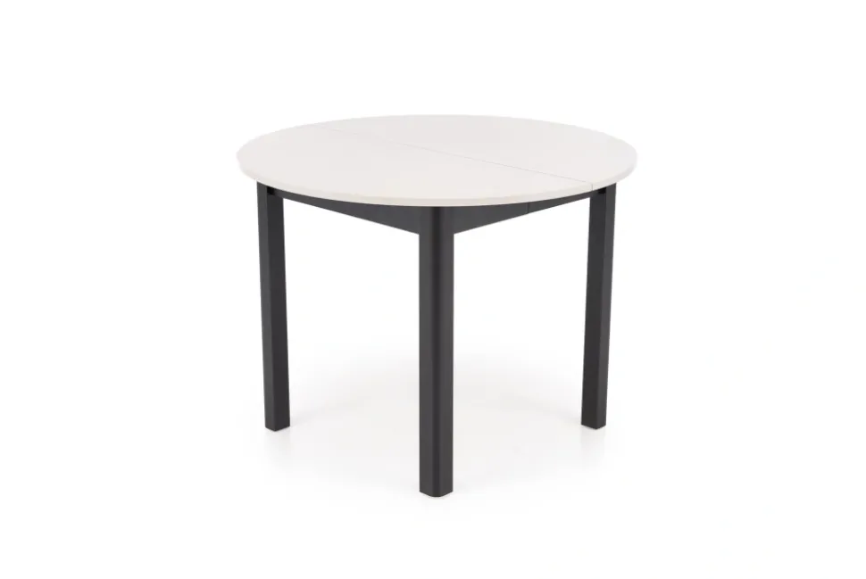RINGO stół kolor blat kaszmir, nogi - czarny (102-142x102x76 cm) (2p=1szt)1 sztuka