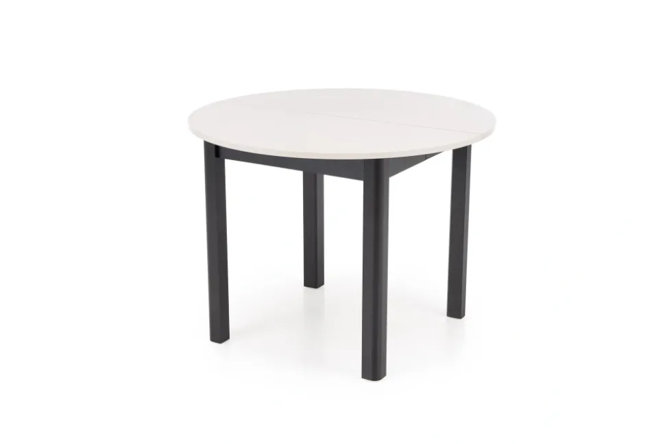 RINGO stół kolor blat kaszmir, nogi - czarny (102-142x102x76 cm) (2p=1szt)1 sztuka