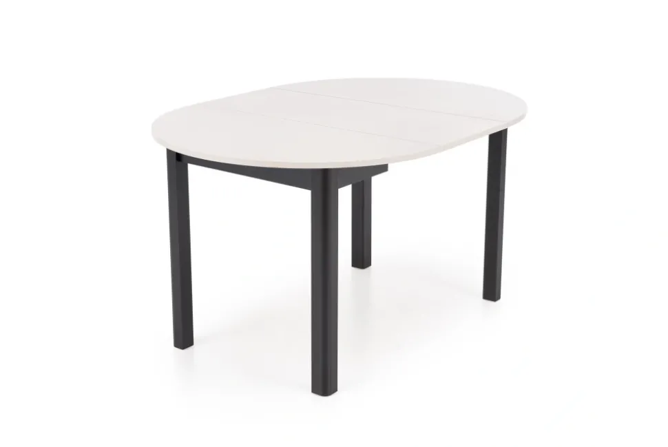 RINGO stół kolor blat kaszmir, nogi - czarny (102-142x102x76 cm) (2p=1szt)1 sztuka
