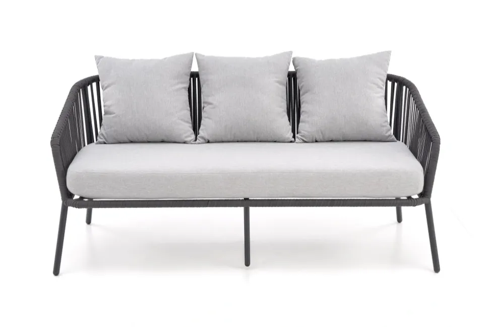 ROCCA zestaw ogrodowy ( sofa + fotel 2x + ława ), ciemny popiel / jasny popiel (1p=1szt)1 sztuka