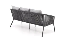 ROCCA zestaw ogrodowy ( sofa + fotel 2x + ława ), ciemny popiel / jasny popiel (1p=1szt)1 sztuka