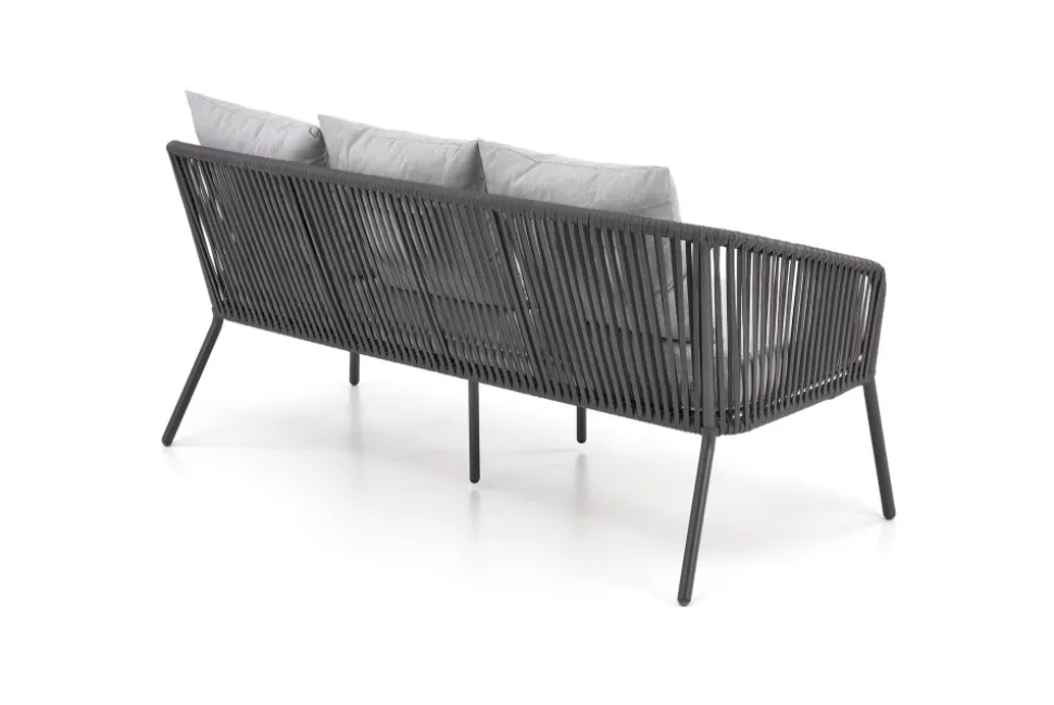 ROCCA zestaw ogrodowy ( sofa + fotel 2x + ława ), ciemny popiel / jasny popiel (1p=1szt)1 sztuka