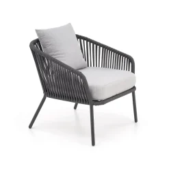 ROCCA zestaw ogrodowy ( sofa + fotel 2x + ława ), ciemny popiel / jasny popiel (1p=1szt)1 sztuka
