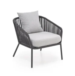 ROCCA zestaw ogrodowy ( sofa + fotel 2x + ława ), ciemny popiel / jasny popiel (1p=1szt)1 sztuka