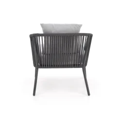 ROCCA zestaw ogrodowy ( sofa + fotel 2x + ława ), ciemny popiel / jasny popiel (1p=1szt)1 sztuka