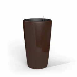 Ronda elegancka donica w kolorze mocha z wkładem nawadniającym 40x40x75