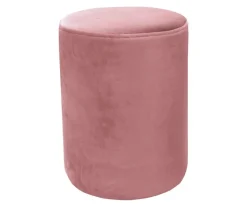 Różowa pufa okrągła welurowa Hauss Roller Magic Velvet 2263