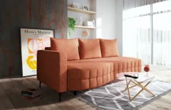 Rozkładana sofa z poduchami Libro Twiggy