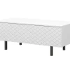 SCALIA II ŁAWA 120 2K - biały mat / czarne nogi