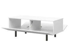 SCALIA II ŁAWA 120 2K - biały mat / czarne nogi