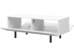 SCALIA II ŁAWA 120 2K - biały mat / czarne nogi