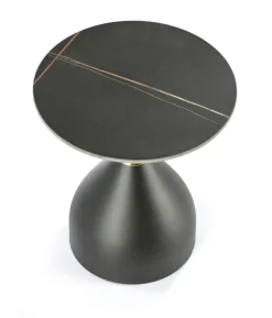 SCALITA ława czarny marmur / czarny/ złoty (2p=1szt)1 sztuka
