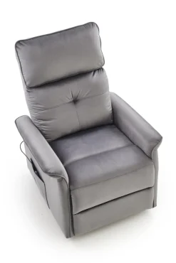 SEMIR 2 fotel wypoczynkowy popielaty (2p=1szt)1 sztuka