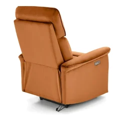 SEMIR fotel z funkcja elektrycznego rozkładania / gniazdo USB, cynamonowy (2p=1szt)1 sztuka