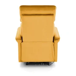 SEMIR fotel z funkcja elektrycznego rozkładania / gniazdo USB, musztardowy (2p=1szt)1 sztuka