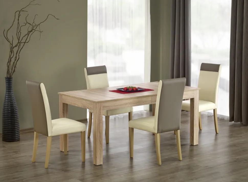 SEWERYN 160/300 cm stół kolor dąb sonoma (160-300x90x76 cm) (3p=1szt)1 sztuka