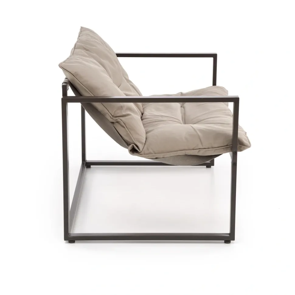 SHARK zestaw ogrodowy ( sofa + fotel 2x + ława ), ciemny brąz / cappuccino (1p=1szt)1 sztuka