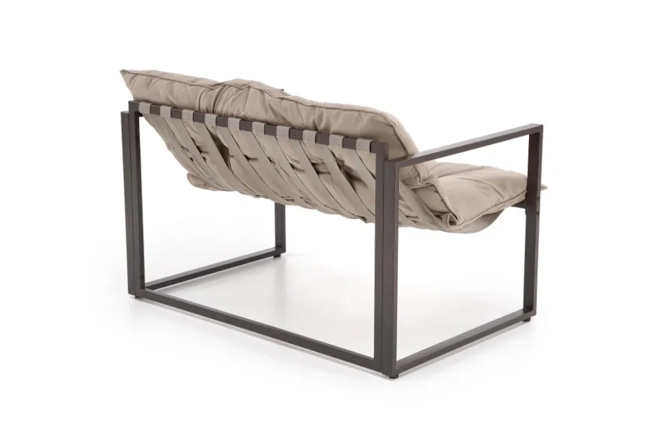 SHARK zestaw ogrodowy ( sofa + fotel 2x + ława ), ciemny brąz / cappuccino (1p=1szt)1 sztuka