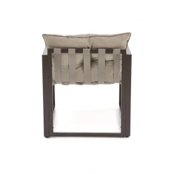 SHARK zestaw ogrodowy ( sofa + fotel 2x + ława ), ciemny brąz / cappuccino (1p=1szt)1 sztuka