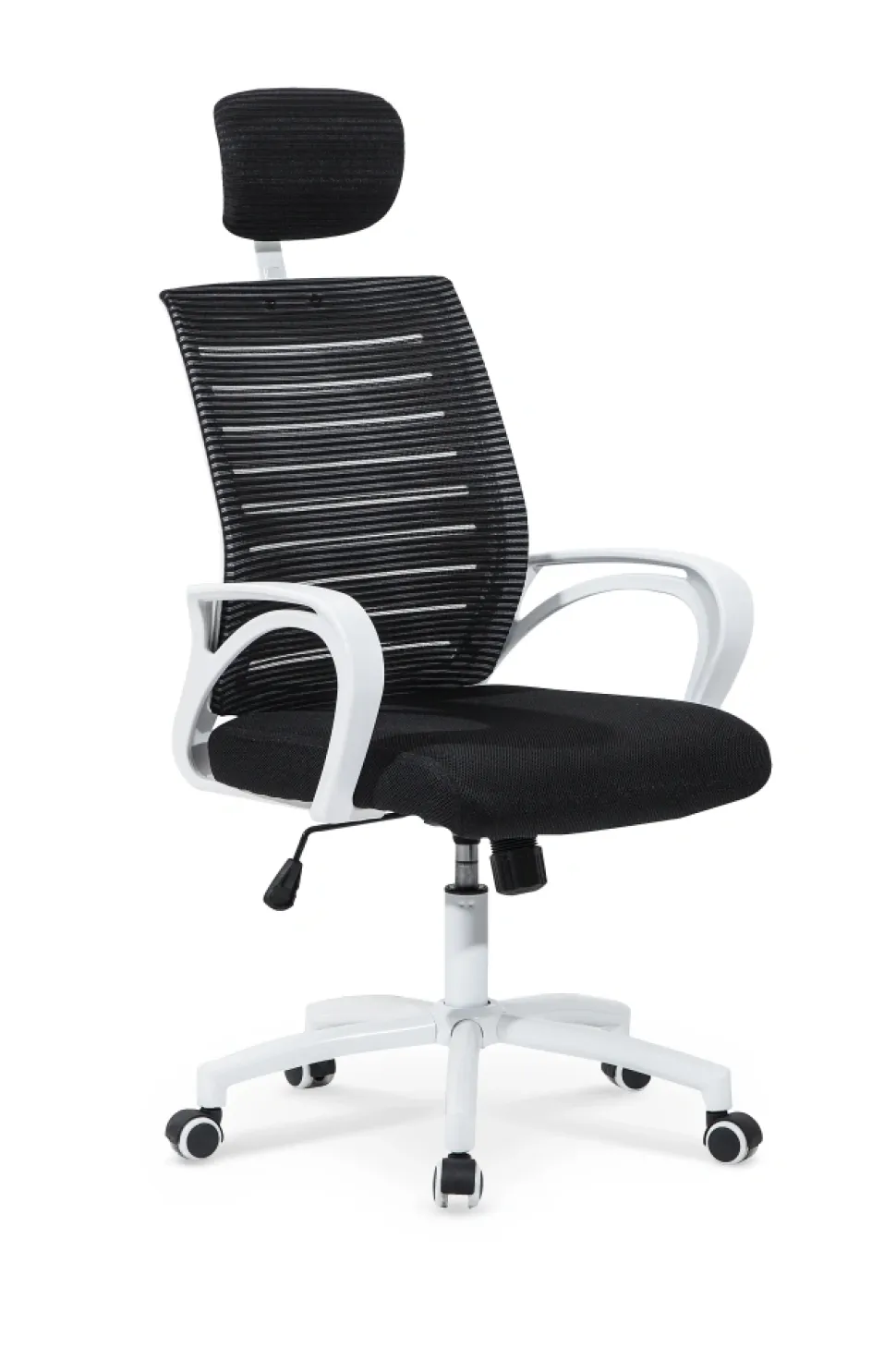 SOCKET fotel pracowniczy biało-czarny1 sztuka