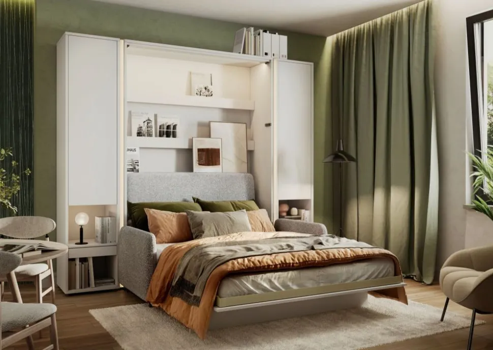 SOFA BEŻOWA do półkotapczanu BED CONCEPT Lenart TKANINA ART 82610