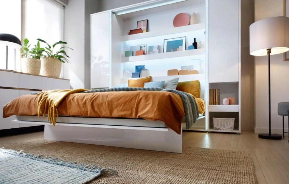 SOFA BEŻOWA do półkotapczanu BED CONCEPT Lenart TKANINA ART 82610