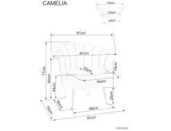 Sofa Camellia 2 Velvet
