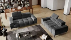 Sofa do salonu z regulowanymi zagłówkami Wersal Plaza 3/3E