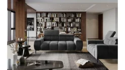 Sofa do salonu z regulowanymi zagłówkami Wersal Plaza 3/3E