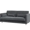 SOFA GRAFITOWA do półkotapczanu BED CONCEPT Lenart TKANINA ART 82630