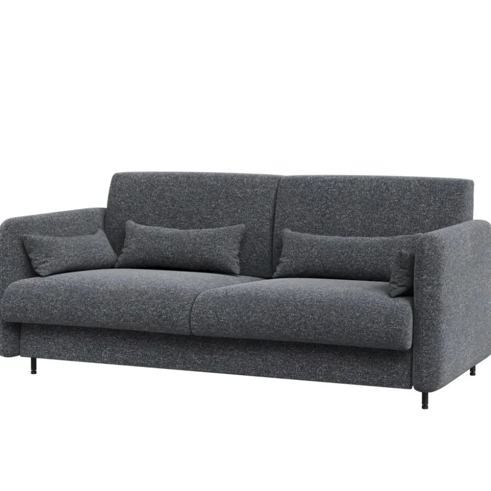 SOFA GRAFITOWA do półkotapczanu BED CONCEPT Lenart TKANINA ART 82630