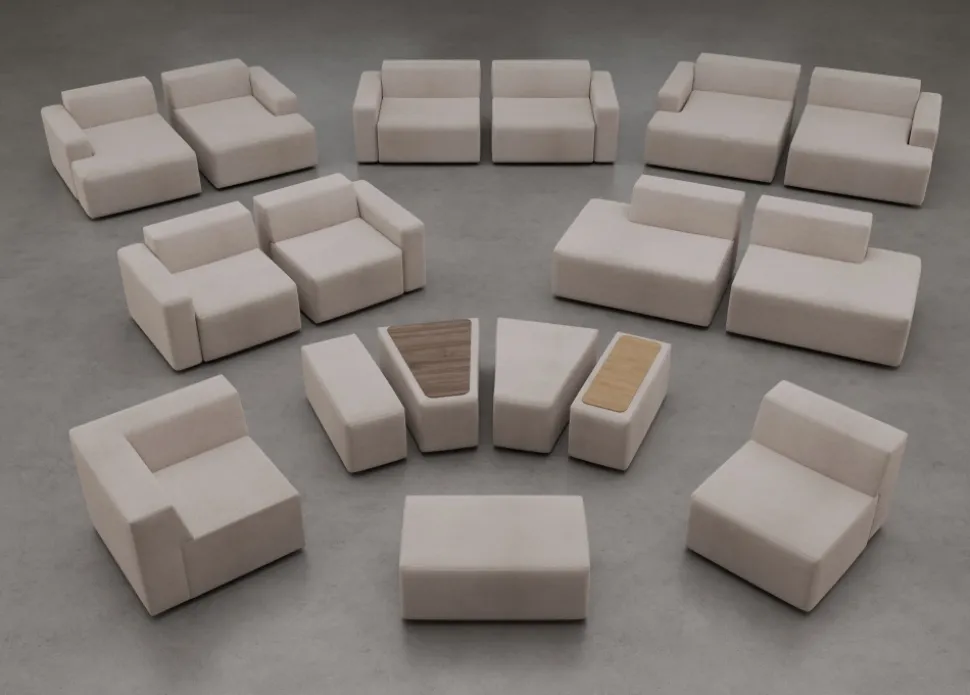 Sofa modułowa Enjoy 1BL+KLIN+1BP