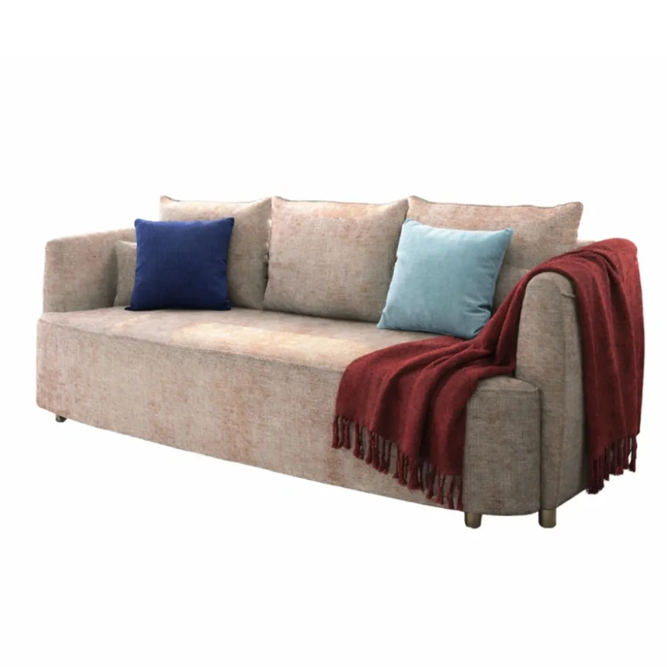 Sofa Risel z funkcją spania i pojemnikiem Libro